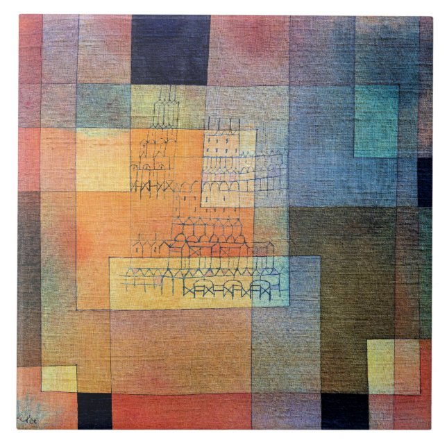 Carreau Paul Klee, Architecture polyphonique, (Devant)