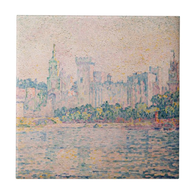 Carreau Paul Signac - Avignon, matin (Devant)