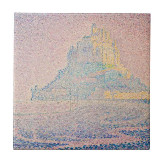 Carreau Paul Signac - Mont Saint Michel Fog et Soleil (Devant)