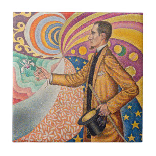 Carreau Paul Signac - Portrait de M Felix Feneon, Opus 217