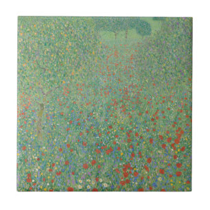 Carreau Pavots en fleurs - Gustav Klimt