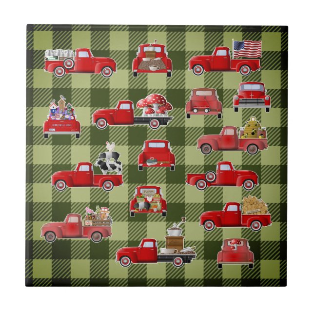 Carreau Pays du petit camion rouge (Devant)