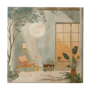 Carreau Paysage Abstrait de Boho (6)