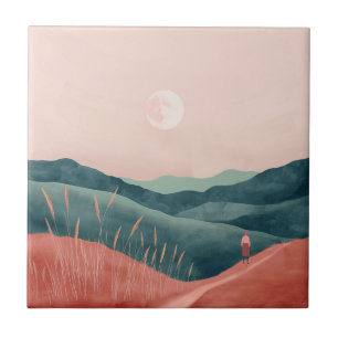 Carreau Paysage Abstrait de Boho (7)