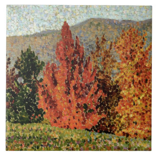 Carreau Paysage d'automne, c.1903 (huile sur la toile)