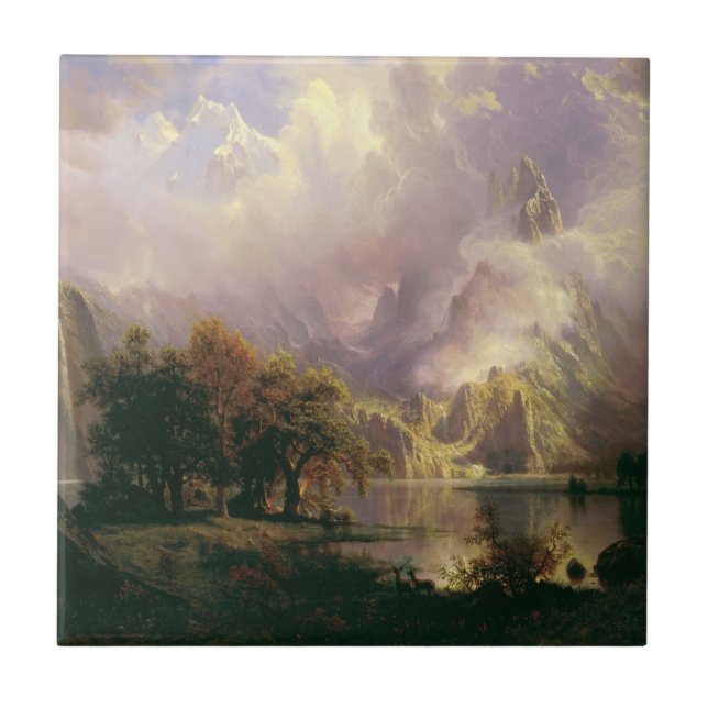Carreau Paysage Des Rocheuses Paysage Majestueux (Devant)