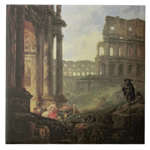 Carreau Paysage italien