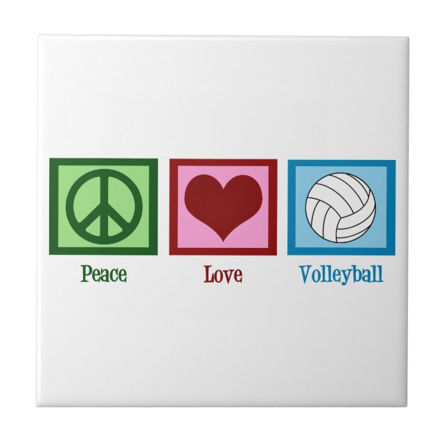 Carreau Peace Love Volley (Devant)