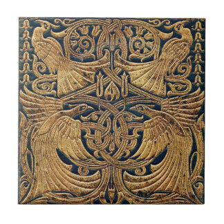 Carreau Peacock Art Nouveau