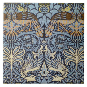 Carreau Peacock et Dragon, William Morris
