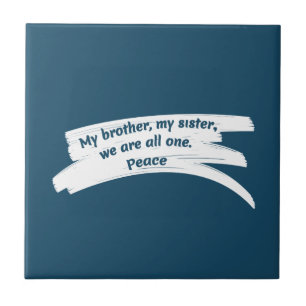 Carreau Peindre le message de paix effacer