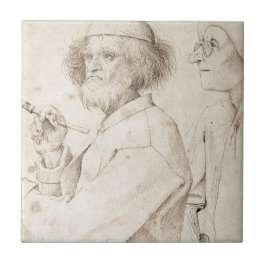 Carreau Peintre et connaisseur par Pieter Bruegel
