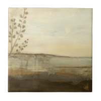 Peinture à l'huile de paysage moderne Sunset