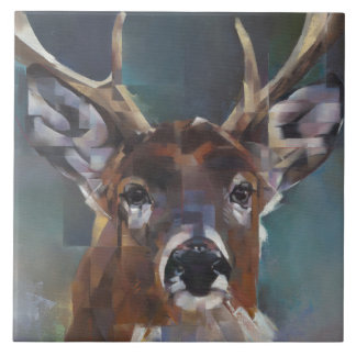 Carreau Peinture de cerfs d'art, Carrelage en céramique