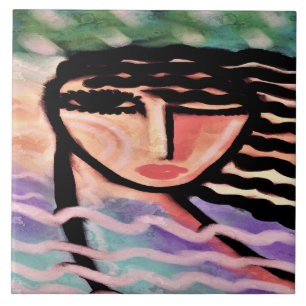 Carreau Peinture numérique Abstraite Windy