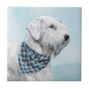 Carreau Peinture Sealyham Terrier - Cute Original Chien Ar