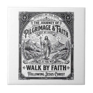 Carreau Pèlerinage de Jésus Chemin Saint Voyage