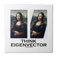 Pensez le vecteur propre (Mona Lisa reconstituée)