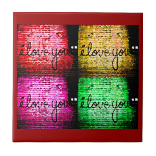 Carreau Pep Art Graffiti Love Wall