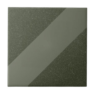 Carreau personnalisé vert mousse diagonale