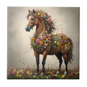 Carreau Pétales Et Hooves : Jardin D'Imaginaire Du Cheval 