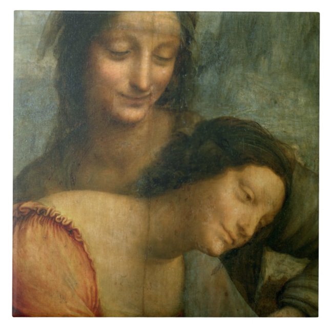 Carreau Petit groupe de la Vierge et de St Anne de la (Devant)