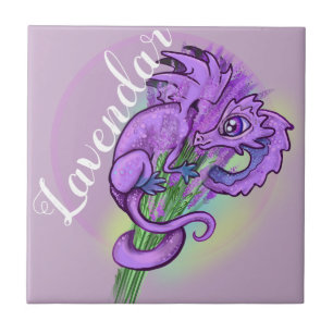 Carreau Petit jardin Herbe Dragon Lavendar