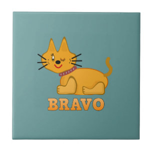 Carreau Petit tigre mignon animal animal animal animal ani