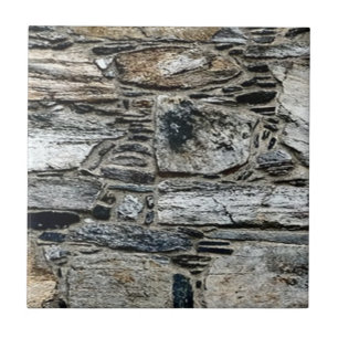 Carreau Petite mosaïque en céramique à motifs de pierre - 