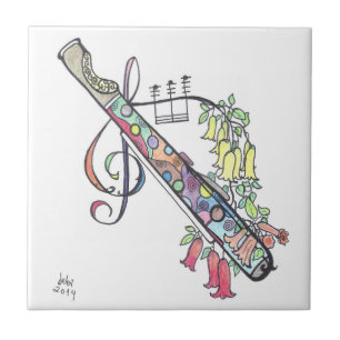 Carreau petite tuile :  cannelure