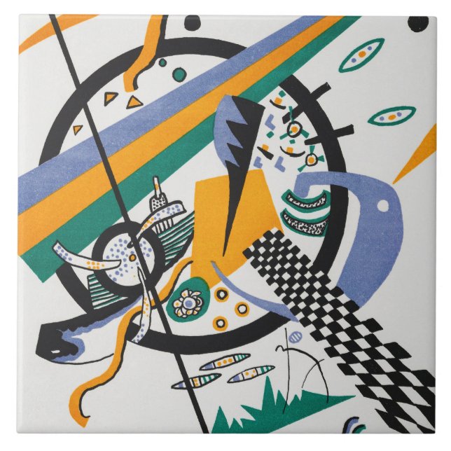 Carreau Petits Mondes IV, Abstrait, Wassily Kandinsky (Devant)