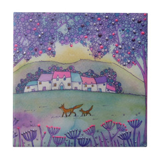 Carreau Petits renards