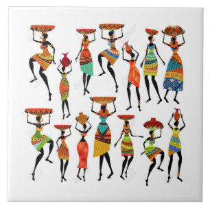 Carreau Peuples tribaux africains