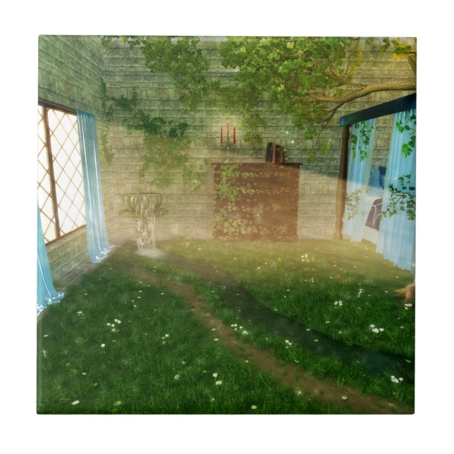 Carreau Phantastes : En Carrelage Fairy / Trivet (Devant)