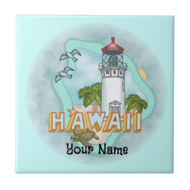 Carreau phare d'Hawaii (Devant)
