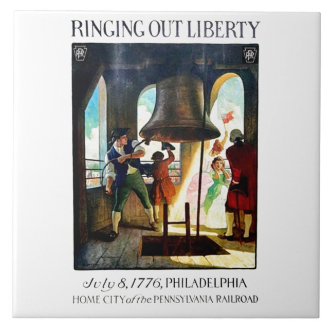 Carreau Philadelphia Liberty sur le chemin de fer Pennsylv (Devant)