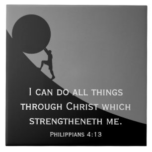 Carreau Philippiens 4:13 Bible Verse Christian