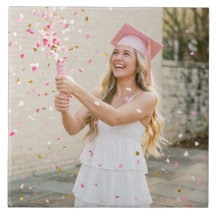 Photo céramique personnalisée pour diplômé