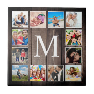 Carreau Photo de Custom Collage Rustic Farmhouse Family