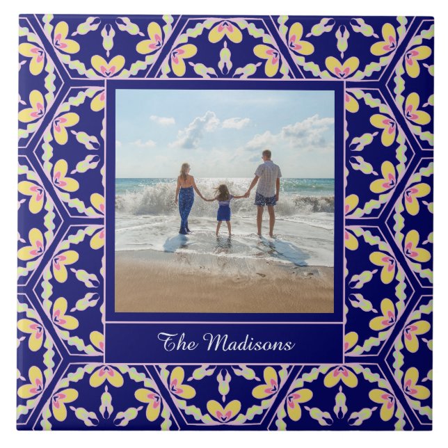 Carreau Photo faite sur commande méditerranéenne du motif (Devant)