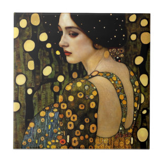 Carreau Photo Lady in Gold