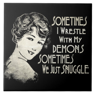 Carreau Phrase Sarcastique Femen Mème Parfois Je Lutte 