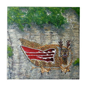 Carreau Piasa Bird Illinois Légende amérindienne