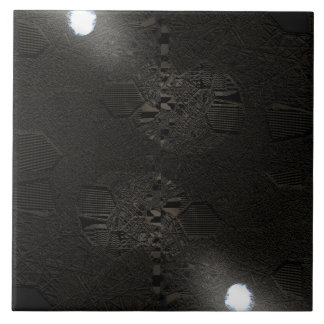 Carreau Pièce de la surface de la planète avec lune mantea