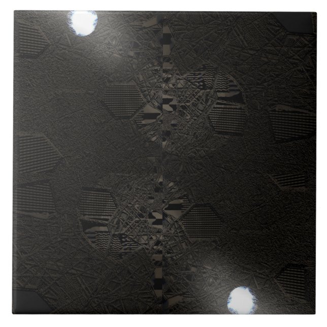 Carreau Pièce de la surface de la planète avec lune mantea (Devant)