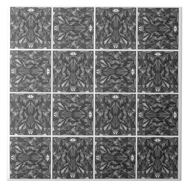 Carreau PiecedLayered 2x2 BandW (Devant)