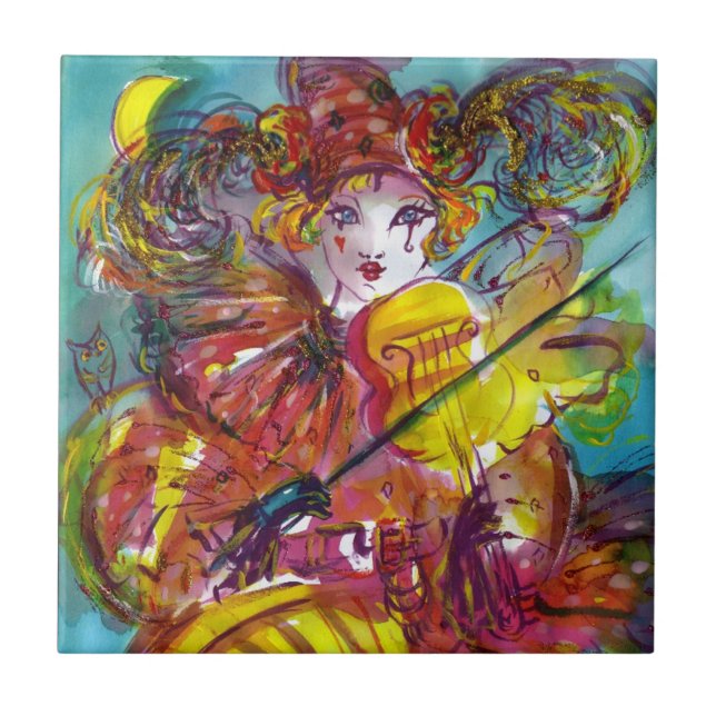 Carreau PIERO / Soirée carnavalesque vénitienne (Devant)