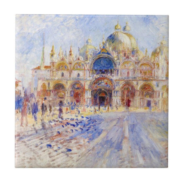 Carreau Pierre-Auguste Renoir - Venise, Piazza San Marco (Devant)