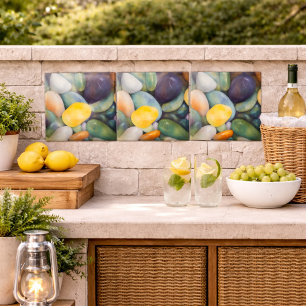 Carreau Pierres colorées de la rivière Pebbles colorés Aqu