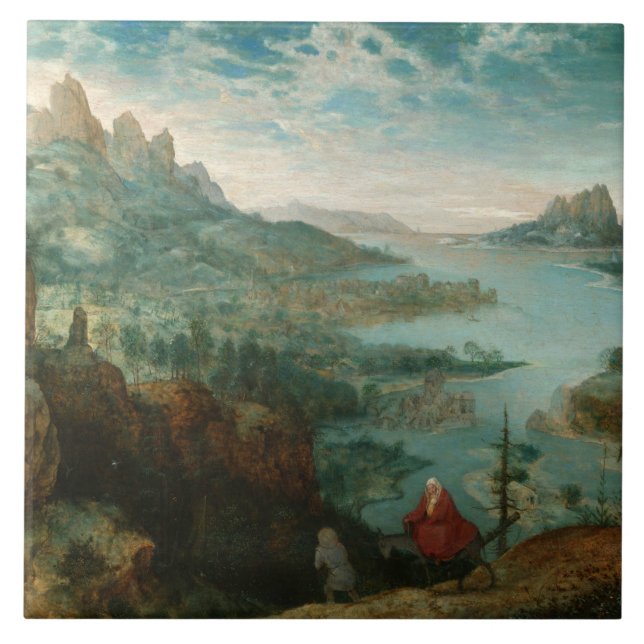 Carreau Pieter Bruegel - aménagez en parc avec le vol en (Devant)